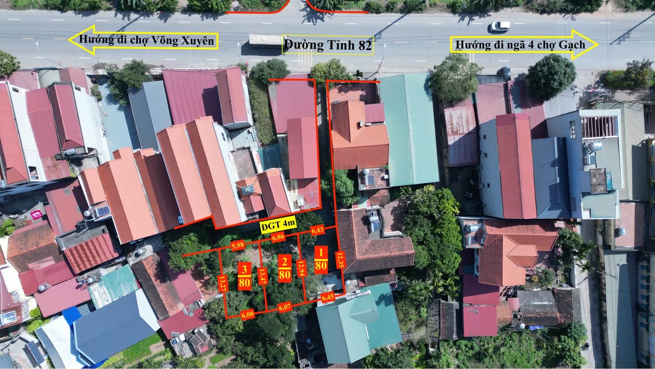 Đất nền Võng Xuyên, Phúc Thọ 80m² - Tiềm năng tăng giá!