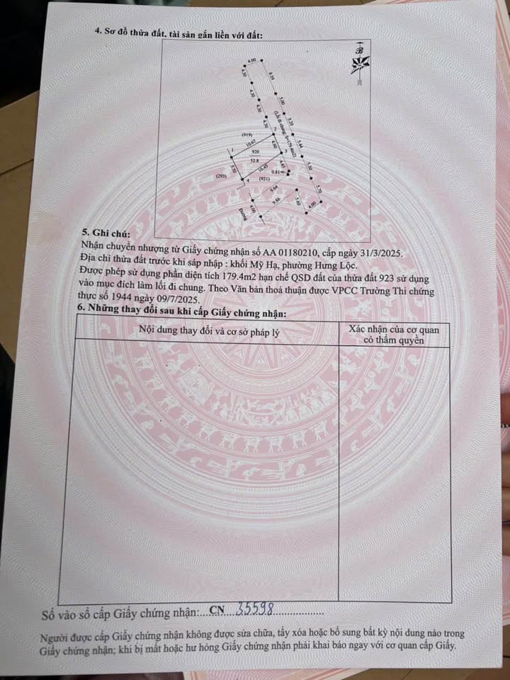 Đất nền Hưng Lộc, Vinh 52m² giá 1.008 tỷ - Tiềm năng tăng giá!