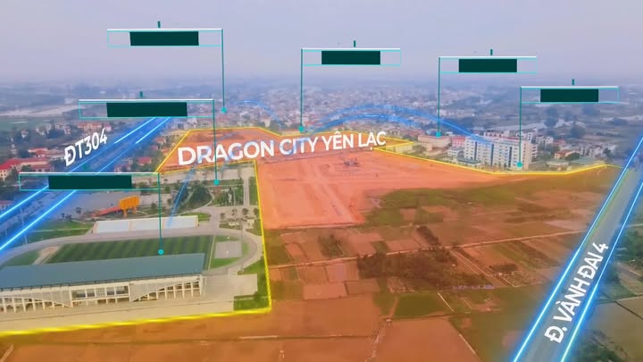 Khu đô thị Yên Lạc Dragon City 38ha - Hạ tầng hoàn thiện