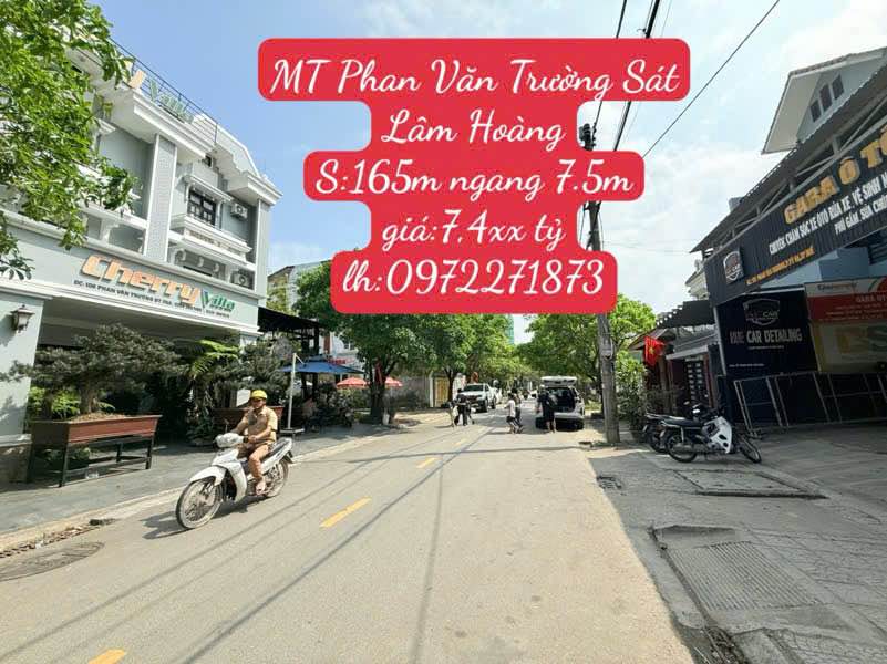 Lô đất mặt tiền Phan Văn Trường, Vỹ Dạ, Huế 165m² - Sổ đỏ chính chủ