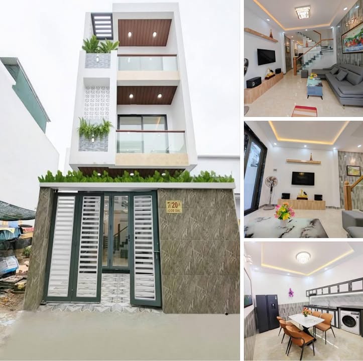 Nhà 3 Tầng Mới, Sổ Hồng Chính Chủ, 50.9m², 4PN Gần Chùa Phật Trắng Nha Trang