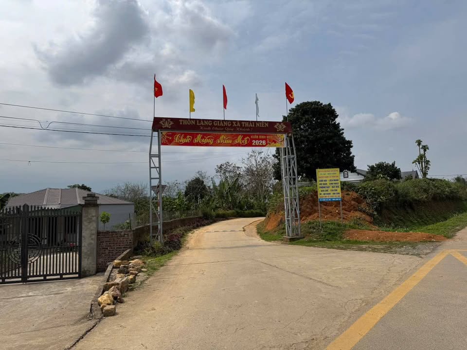 Đất nền Xã Thái Niên 500m² giá 700 triệu - Sổ đỏ chính chủ!