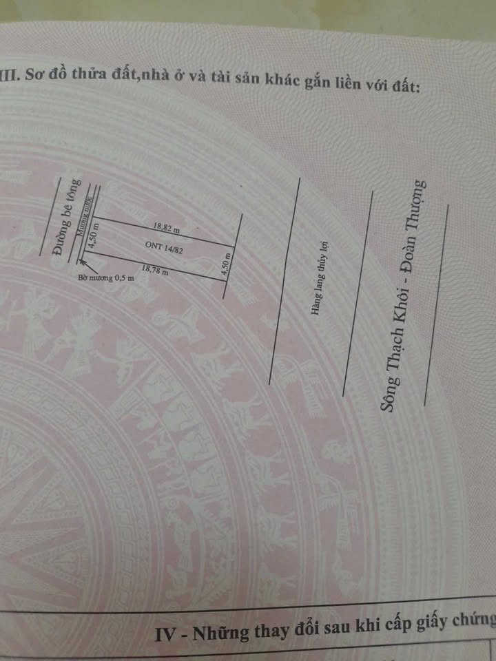 Bán Đất 2 Mặt Tiền Sông Đoàn Thượng, Hải Dương - 82m², Giá Tốt