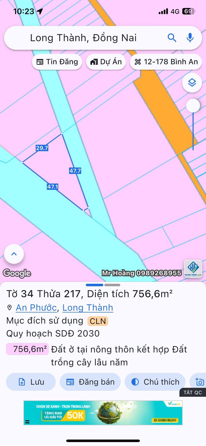 Đất vườn Xã An Phước Long Thành 3000m² - Nghỉ dưỡng lý tưởng!
