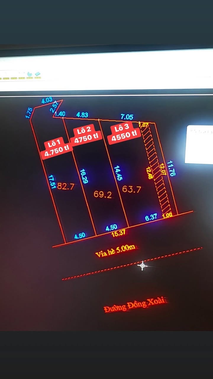 Bán Đất Mặt Tiền Đồng Xoài, Liên Chiểu, Đà Nẵng - 63.7m² Giá Tốt
