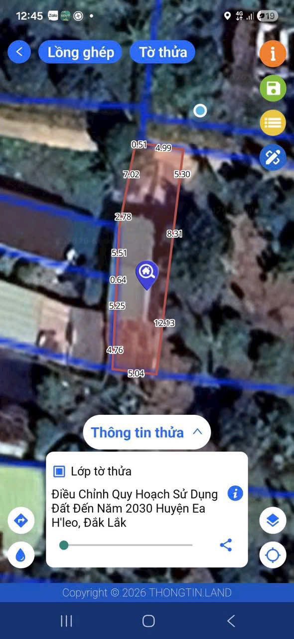 Đất thổ cư kèm nhà cấp 4 Ea Ral 135m² - Sổ đỏ chính chủ!