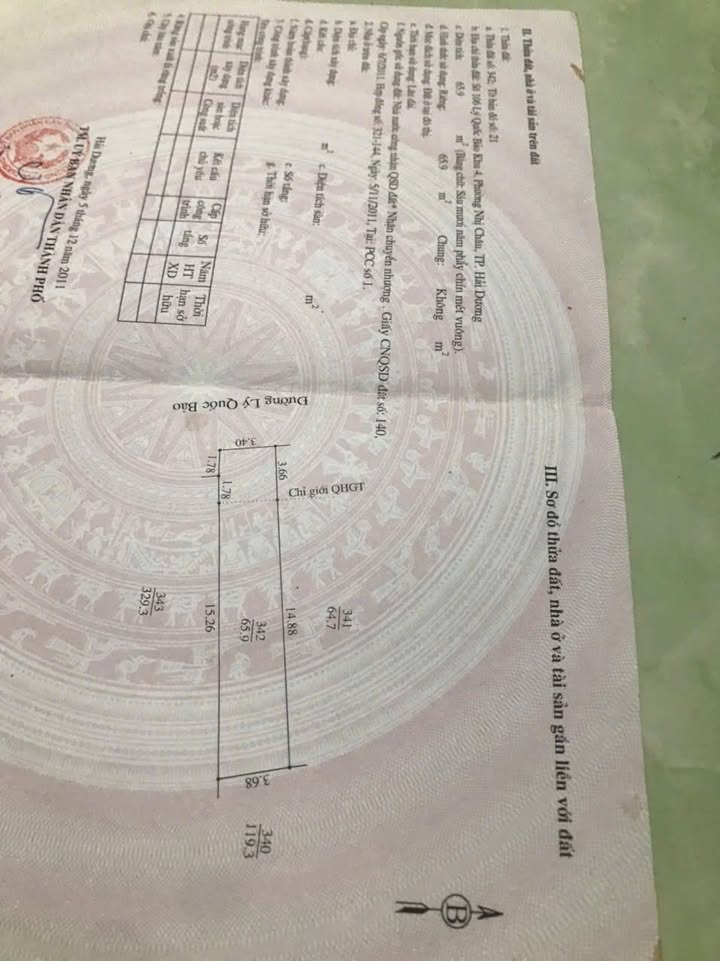 Mặt Phố Lý Quốc Bảo, Hải Dương - 65m² Giá 2.3 Tỷ, Kinh Doanh Đỉnh Cao