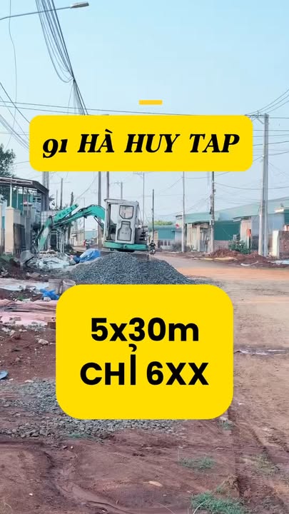 Bán Đất Thổ Cư Hà Huy Tập, Pleiku 150m² - Sổ Đỏ Sẵn Sàng
