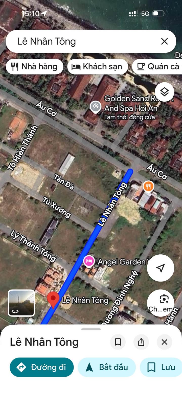 Đất nền Lê Nhân Tông Hội An 1129m² - Sổ đỏ chính chủ, gần biển!