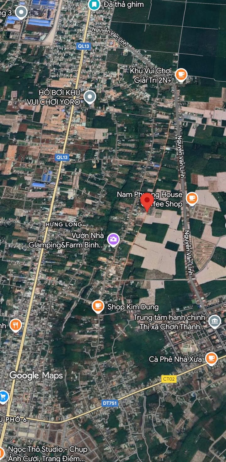 Đất thổ cư 50m² mặt tiền đường lớn Chơn Thành - Giá tốt 8xx