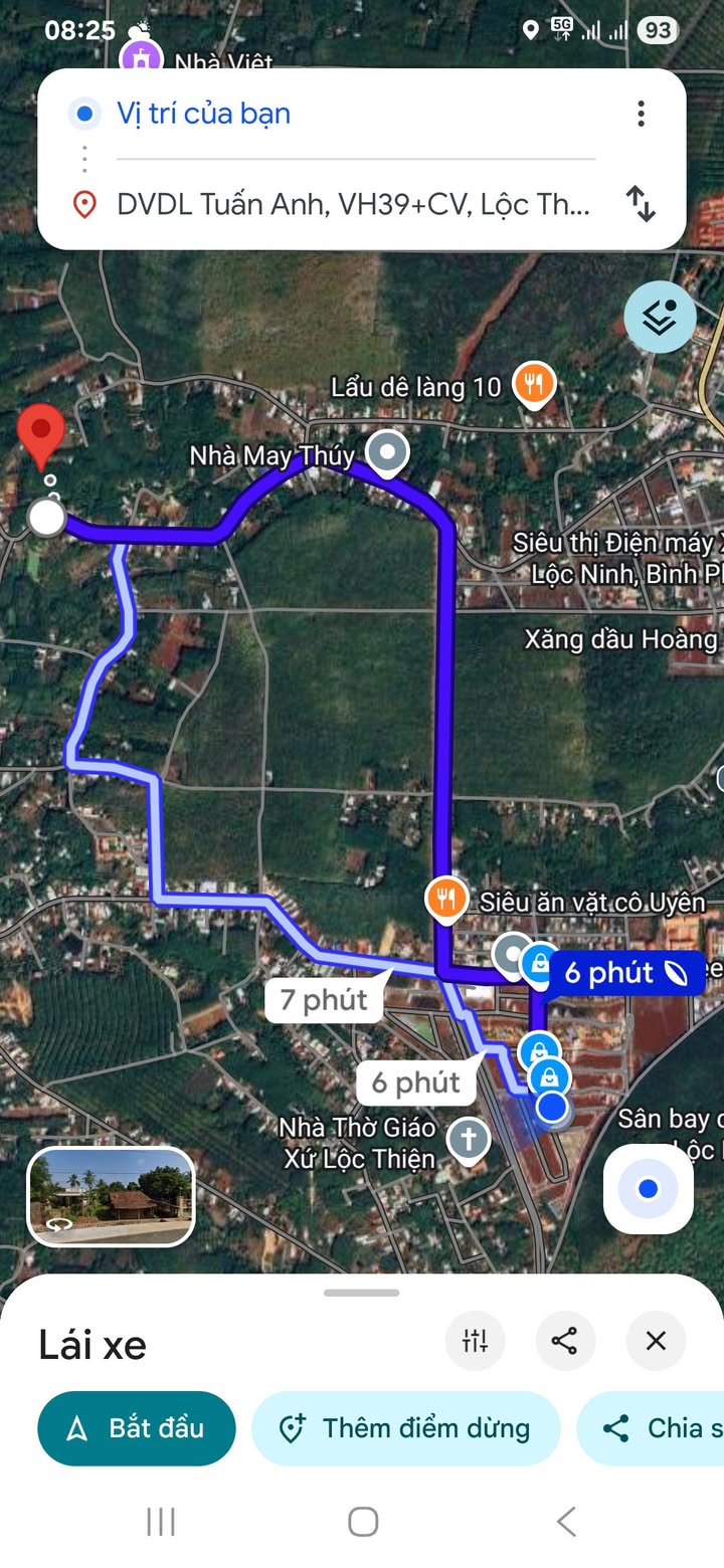 Đất nền Lộc Ninh 3600m² giá 1.2 tỷ - Sổ đỏ chính chủ