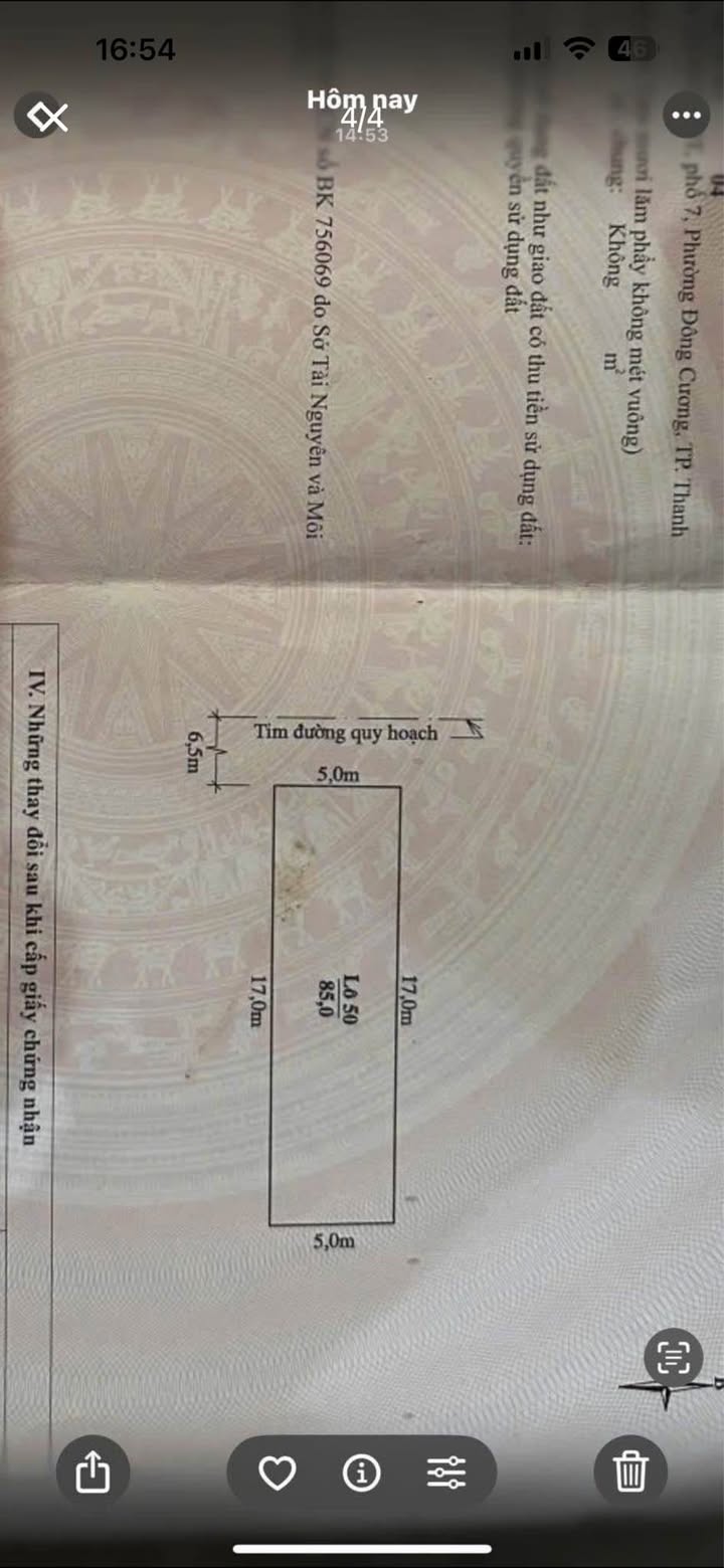 Đất nền Đông Cương, Thanh Hóa 85m² – Hạ tầng hoàn thiện, sẵn sàng xây dựng!