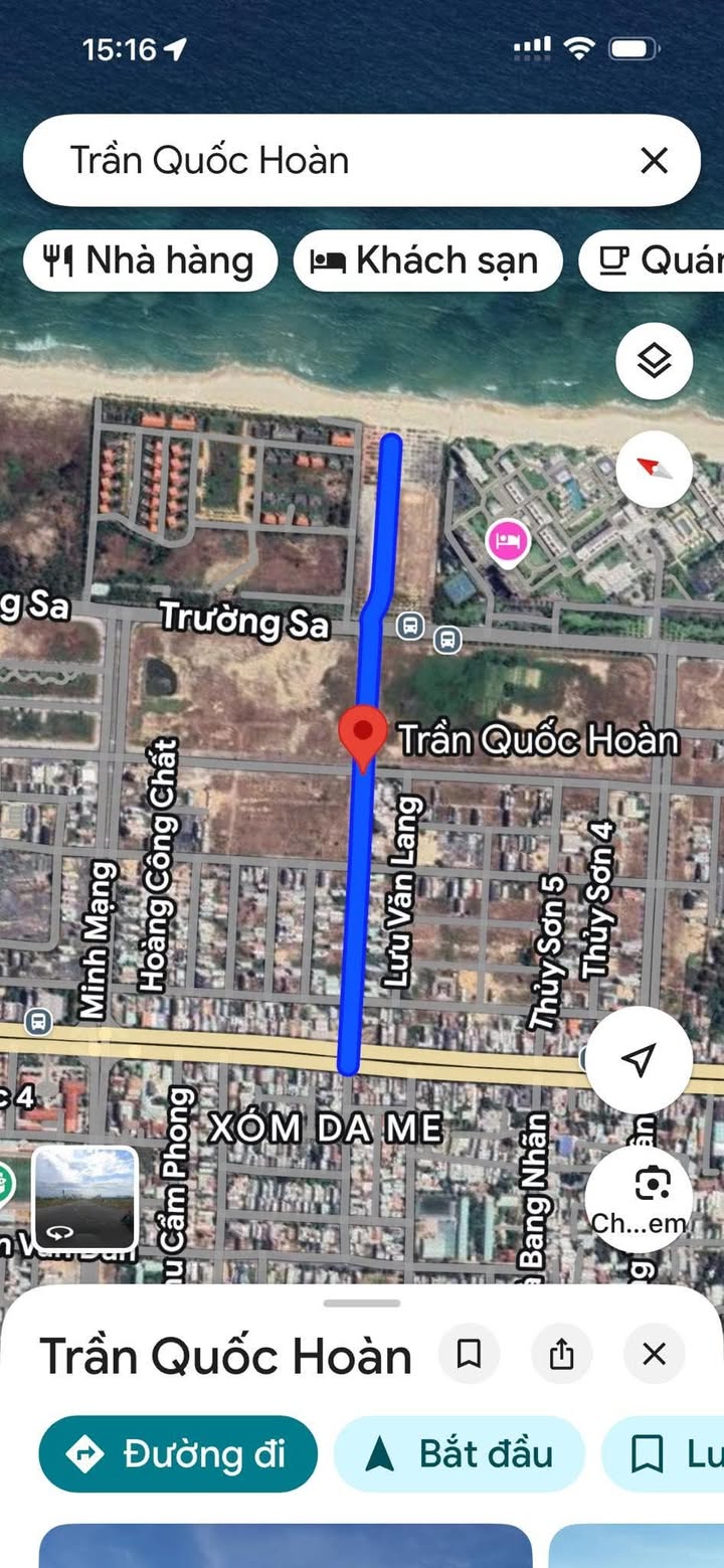 Đất nền 112m² Trần Quốc Hoàng, Đà Nẵng - Mặt tiền kinh doanh, sát biển Sơn Thủy