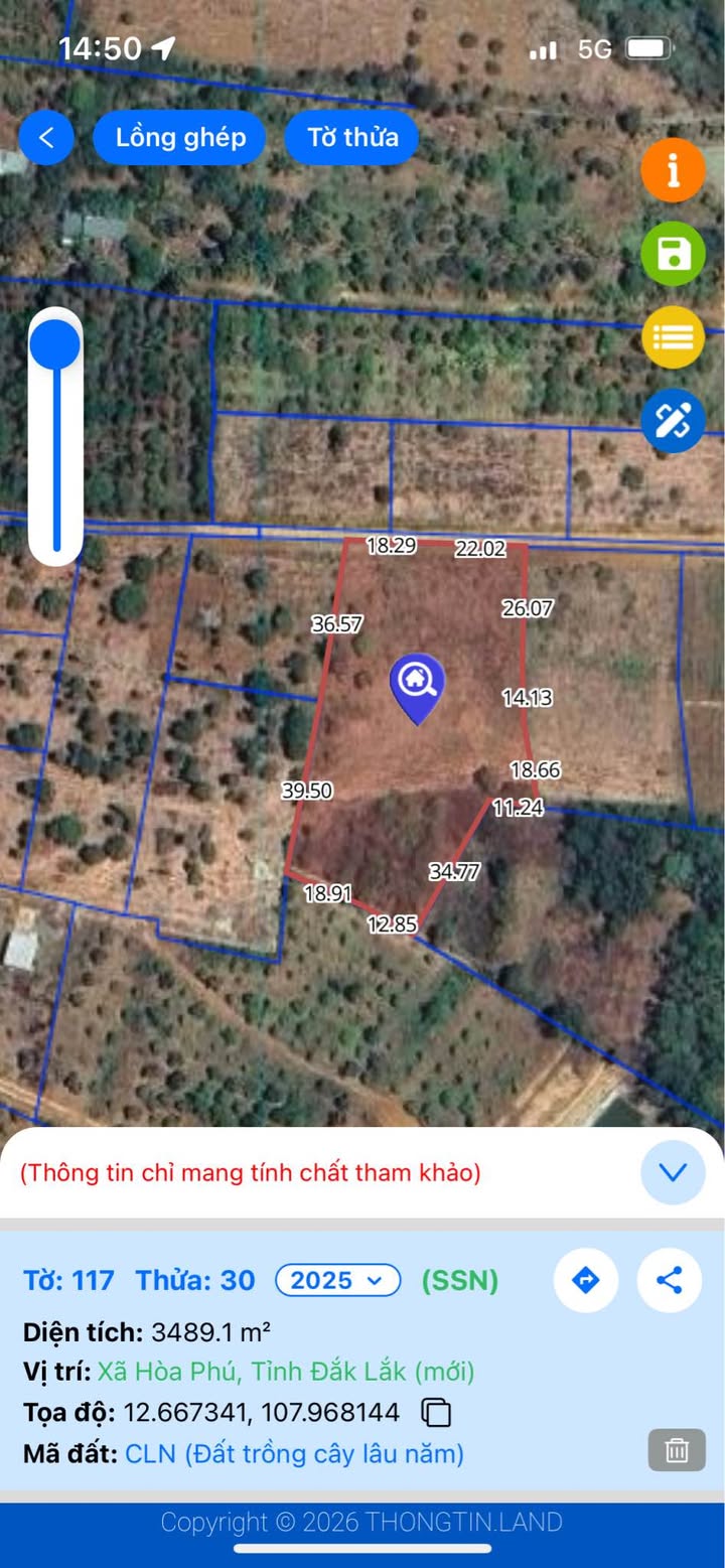 Đất Đỏ Đắc Lắk - 3.5 Sào Sổ Riêng, Cách Phố 8km, Giá Đầu Tư 1.33 Tỷ