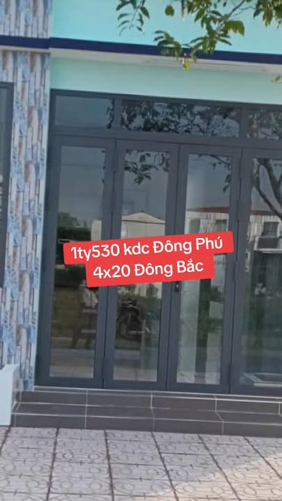 Nhà Trệt KDC Đông Phú Cần Thơ - 80m² Sổ Hồng - 1.53 Tỷ