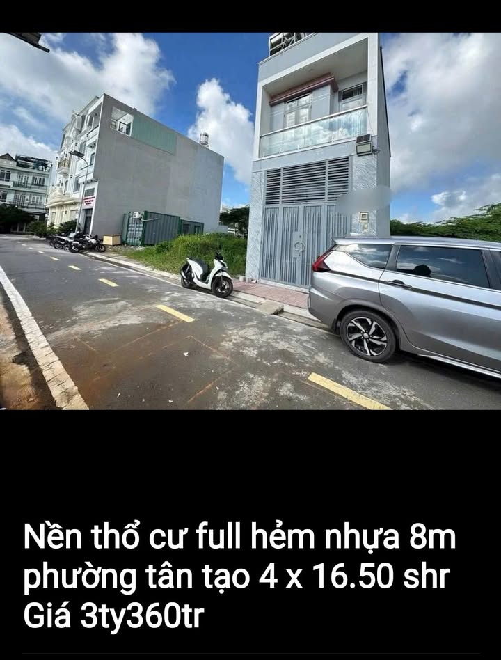 Bán Đất Tân Tạo Bình Tân 64m² Giá 3.35 Tỷ - Sổ Hồng Sẵn Sàng