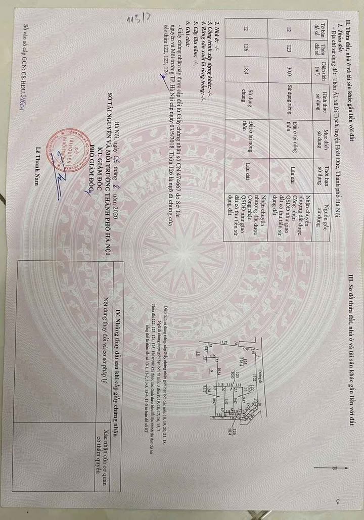 Bán Đất Thổ Cư Vân Canh 30m² Giá 3 Tỷ - Sổ Đỏ Sẵn Sàng