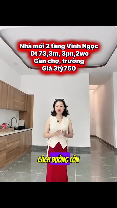 Nhà 2 Tầng Mới Đẹp Vĩnh Ngọc 73m² - Giá 3.75 Tỷ, Gần Chợ Chiều