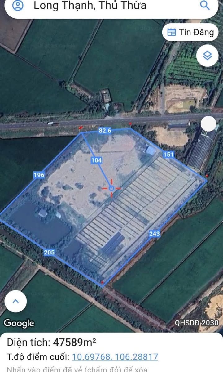 Đất nền Quốc lộ N2 Thủ Thừa Long An 47.000m² - Tiềm năng tăng giá vượt trội!