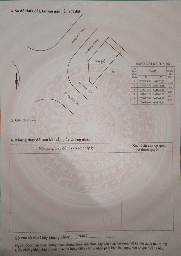 Đất nền Long Mỹ 78.5m² 1.1 tỷ - Sổ đỏ chính chủ, vị trí đẹp!