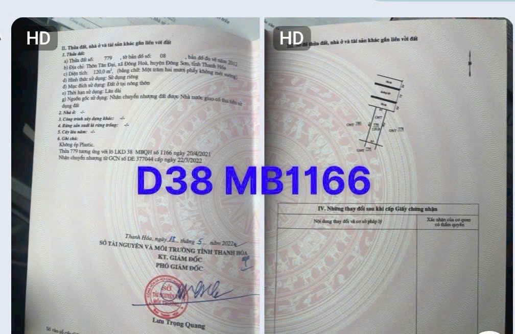 Đất nền Đông Ninh, TP Thanh Hóa 100m² - Tiềm năng tăng giá vượt trội!