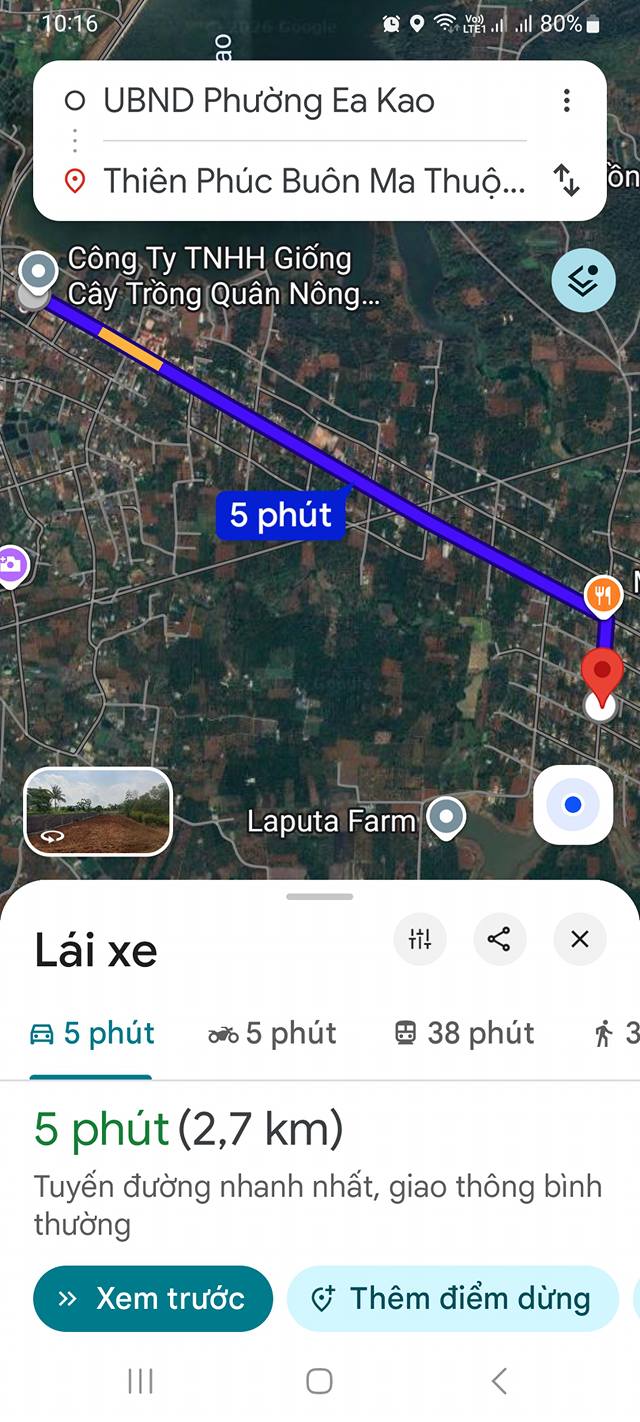 Đất Vàng Xã Ea Kao, Buôn Ma Thuột - 909m² Mặt Đường Nhựa, Sẵn Sổ Hồng