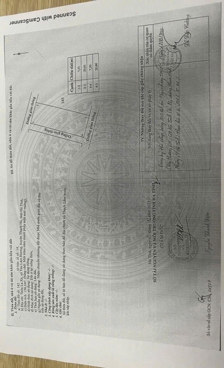 Đất Thạch Tân, Hà Tĩnh - 150m² QH - Giá 1.4 Tỷ