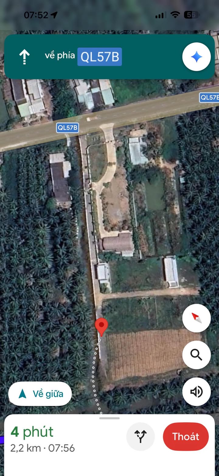 Bán Đất Nền Xã Châu Hưng, Bình Đại - 130m² Thổ Cư, Sổ Hồng Riêng