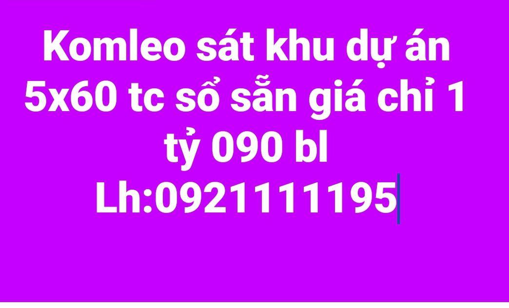 Đất nền Komleo, Buôn Ma Thuột - 300m² Sổ đỏ sẵn, 1.09 tỷ