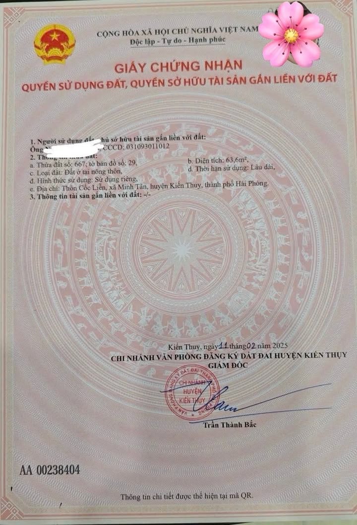 Bán Đất Lô Góc Cốc Liễn, Kiến Thụy - 63.6m² - 1.1 Tỷ - Sổ Đỏ Sẵn Sàng