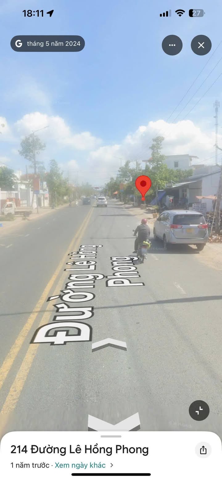 Bán Đất Mặt Tiền Lê Hồng Phong, Sóc Trăng - 130m², Sẵn Sổ Hồng