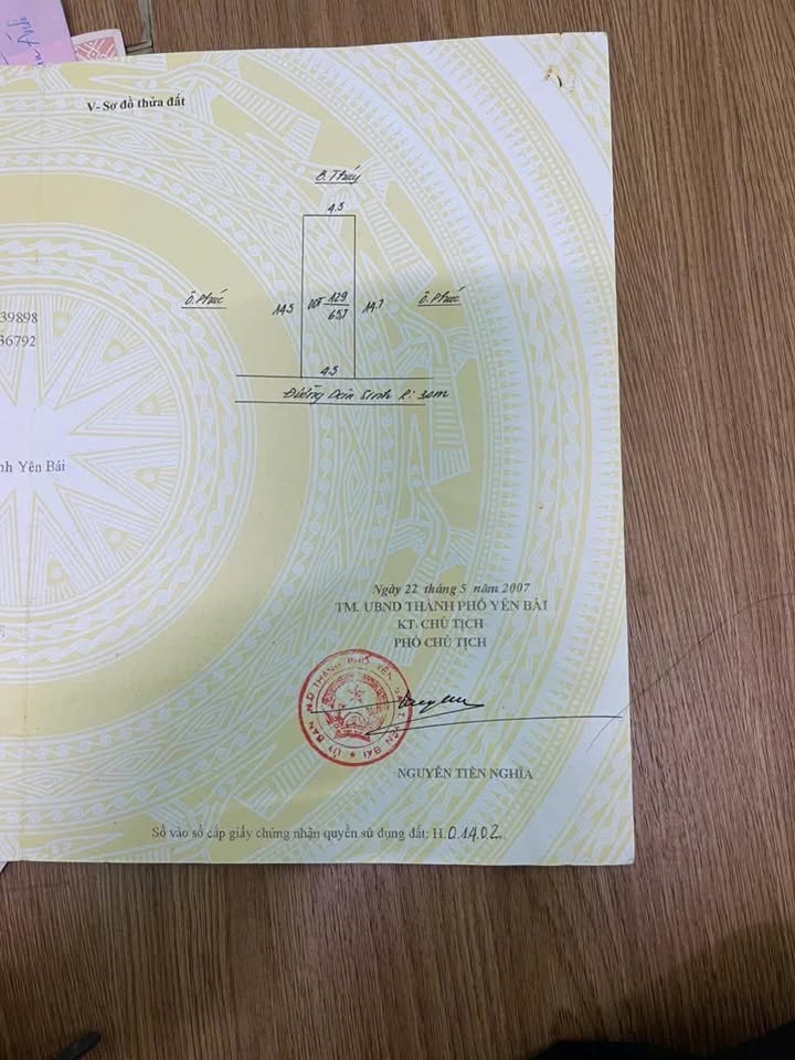 Bán Đất Tặng Nhà Trần Quốc Toản, Yên Bái - 67m² - Sổ Đỏ Rõ Ràng