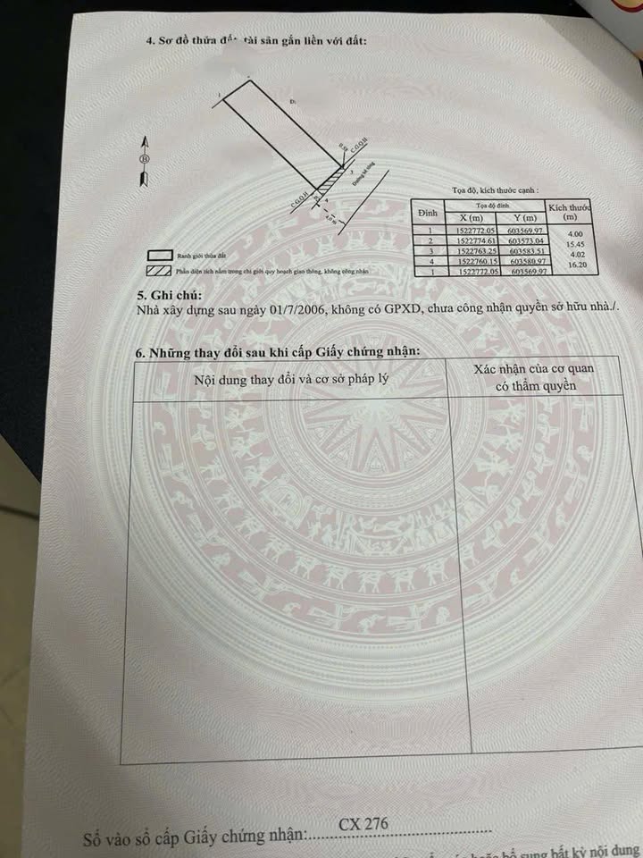 Bán nhà Hoàng Văn Thụ, Quy Nhơn - 60m² Hướng Đông Nam, Giá 3 Tỷ