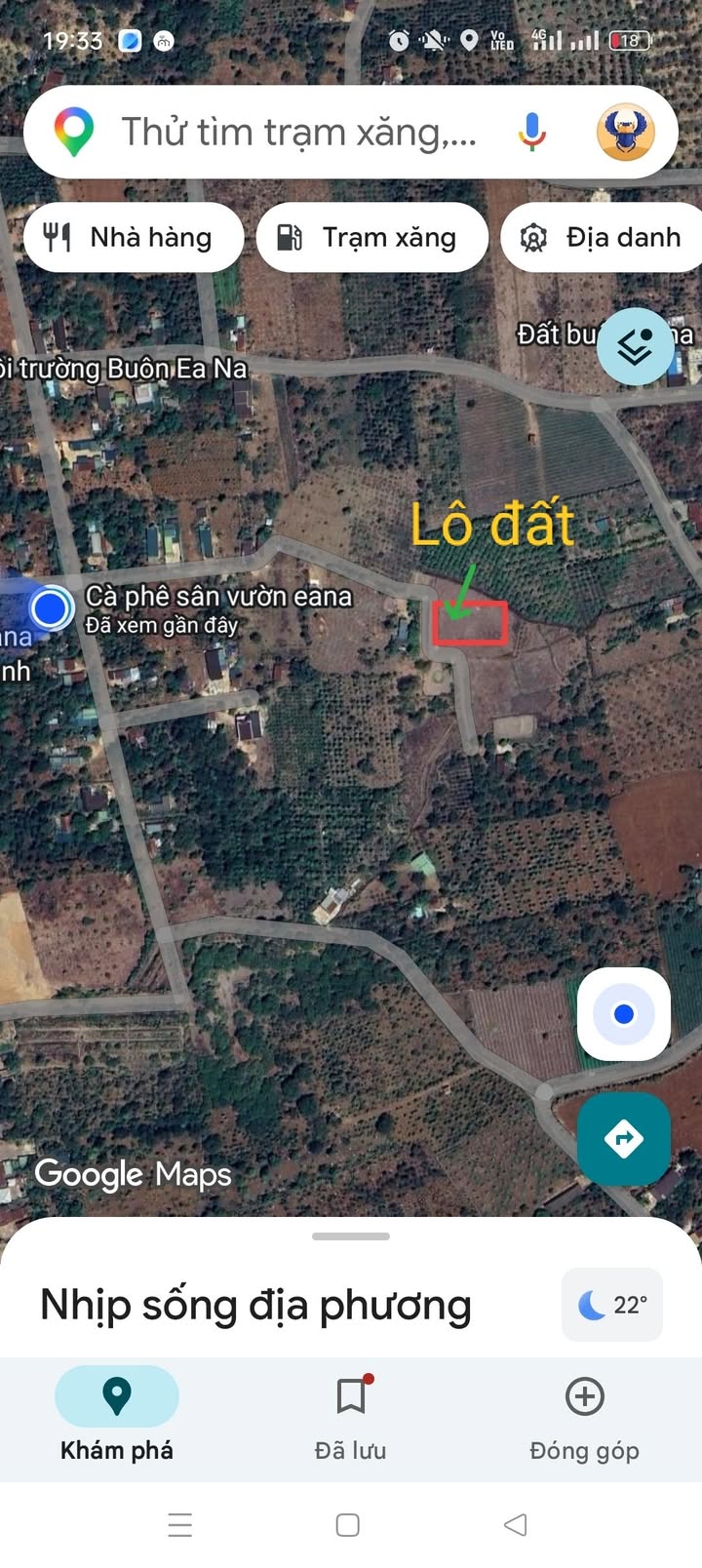 Đất nền Buôn Eana, Đắk Lắk - 1800m² - Sổ đỏ sẵn sàng, giá 500 triệu