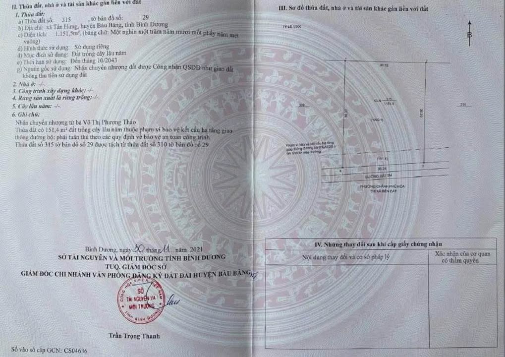 Đất Vườn 1170m² Tân Hưng, Dĩ An - Giá Đầu Tư 1.9 Tỷ