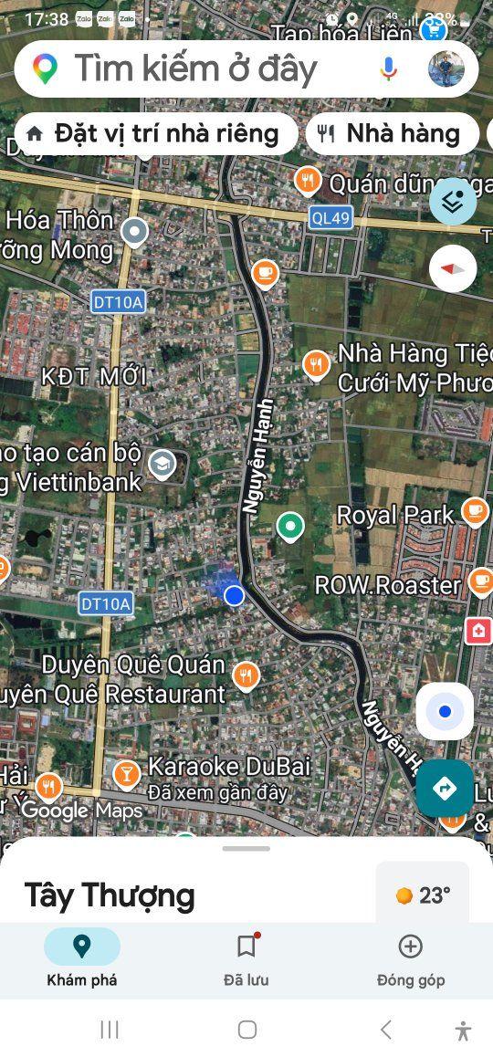 Đất nền Phú Vang, Huế 118m² giá 1.298 tỷ - Tiềm năng tăng giá!