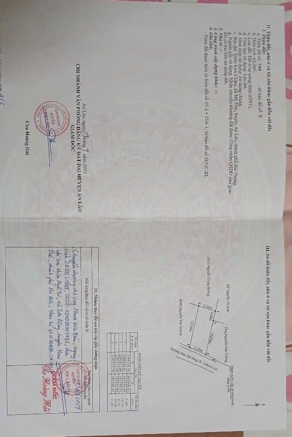 Đất nền Kiến An, Hải Phòng 63.2m² - Ngõ ô tô, gần trục thôn