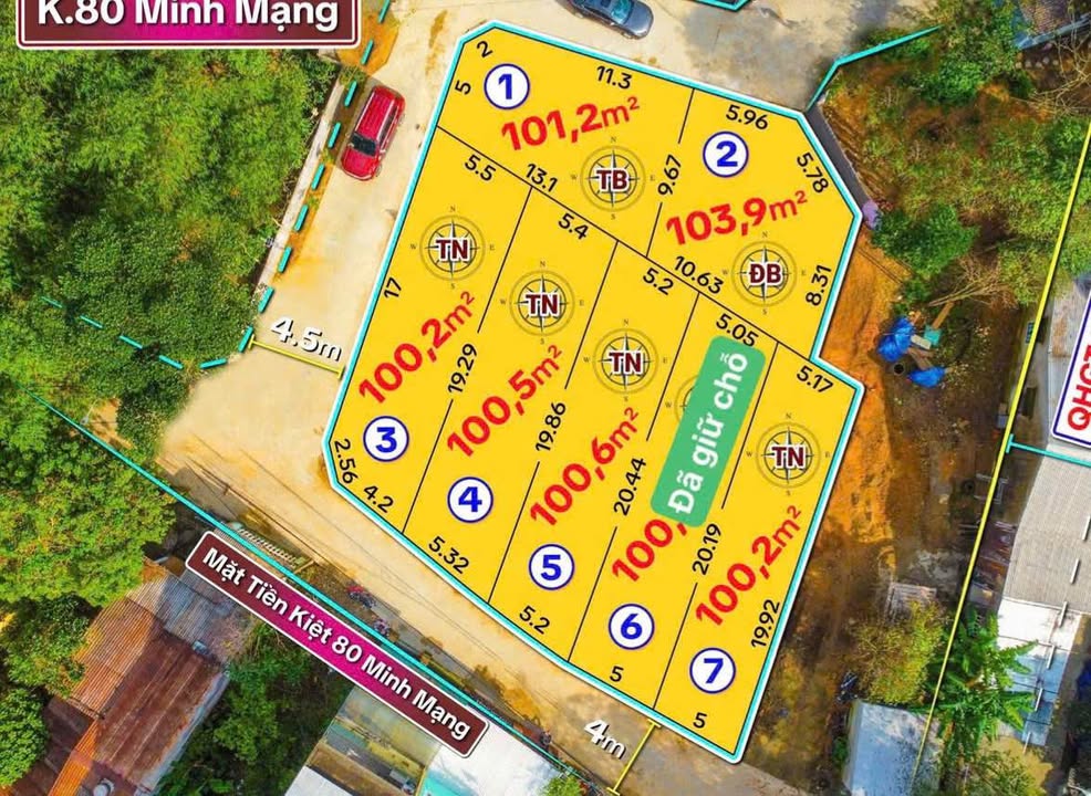 Đất nền Minh Mạng, Huế 100m² - Tiềm năng tăng giá