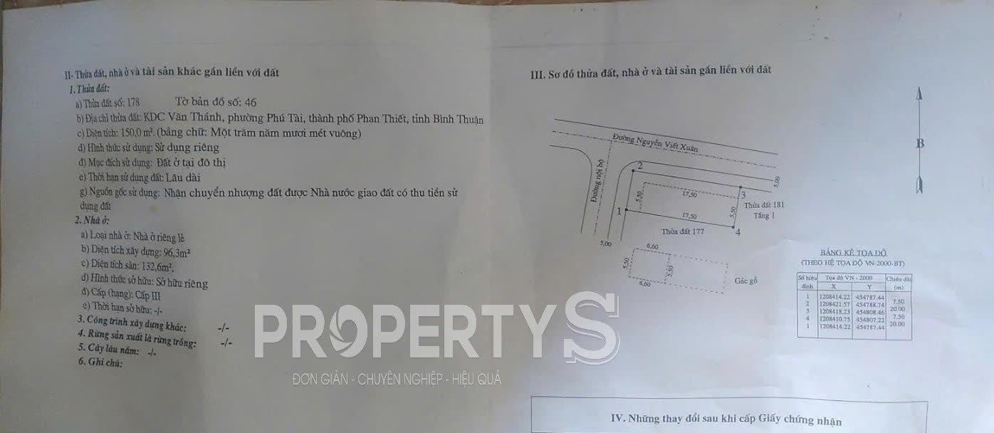 Nhà Riêng KDC Văn Thánh Phan Thiết 150m² - Ô tô vào tận nhà!