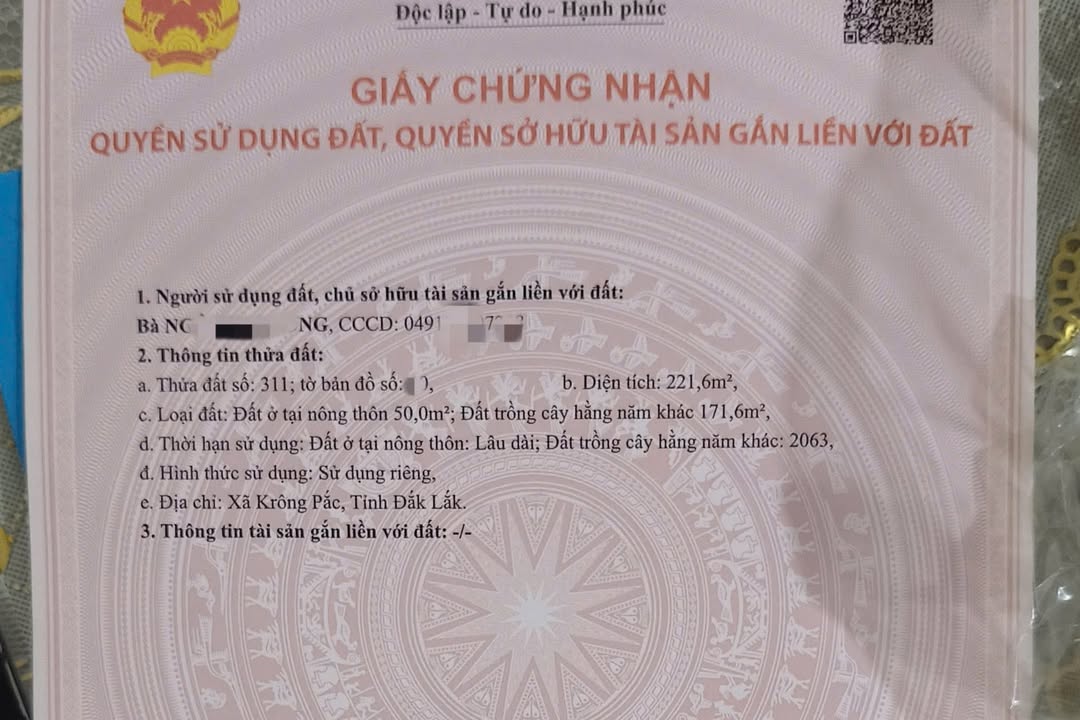 Bán Đất Mặt Tiền Nguyễn Chí Thanh, Tuy Hòa - 240m² Sổ Hồng