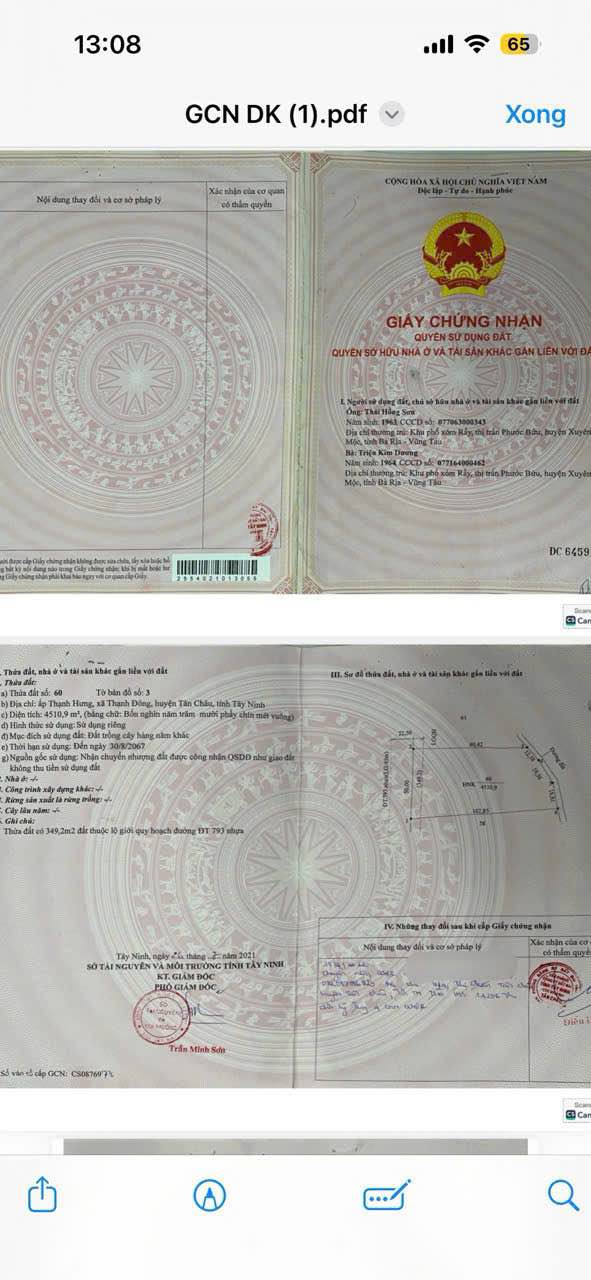 Bán Đất 4500m² Mặt Tiền 793, Tây Ninh - Thích Hợp Kho Xưởng