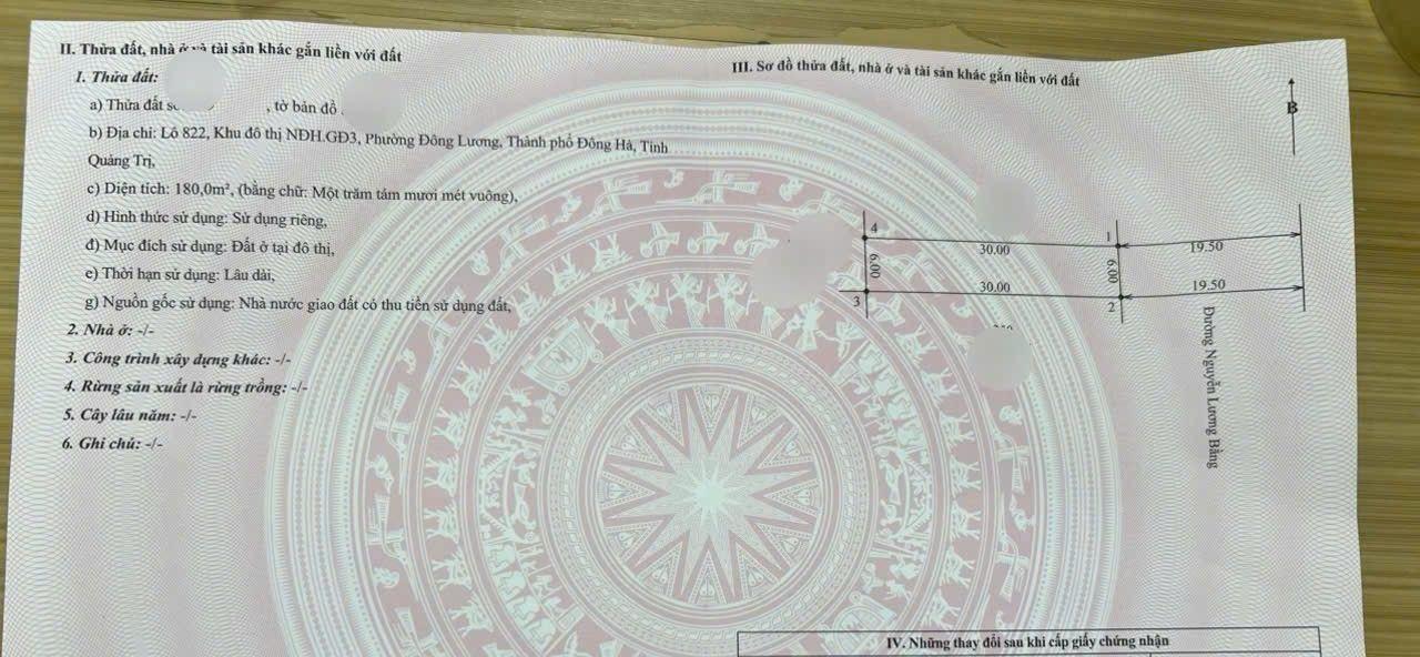 Đất nền Nguyễn Lương Bằng 180m² - Tiềm năng tăng giá cực lớn!