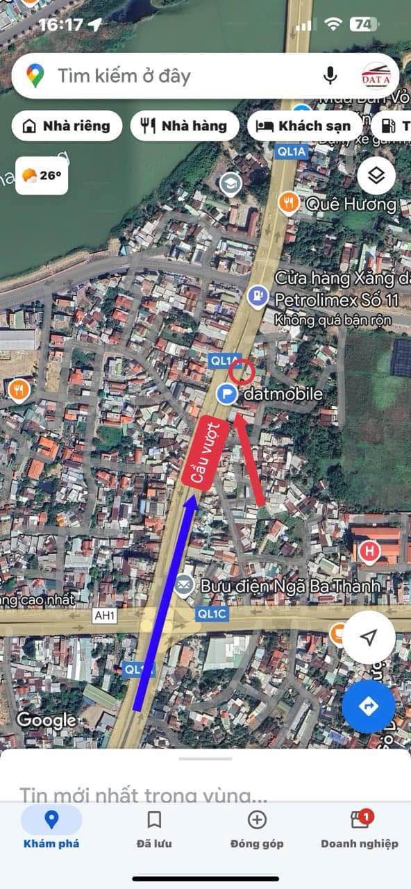 Mặt bằng kinh doanh 50m² Hùng Vương, Diên Khánh - Vị trí đắc địa