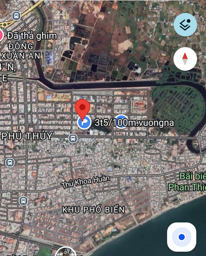 Đất Nền Phan Thiết 100m² - Mặt Tiền Đào Duy Tùng, Hướng Bắc