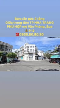 Nhà phố Nha Trang 29m² giá 9 tỷ - Chính chủ bán