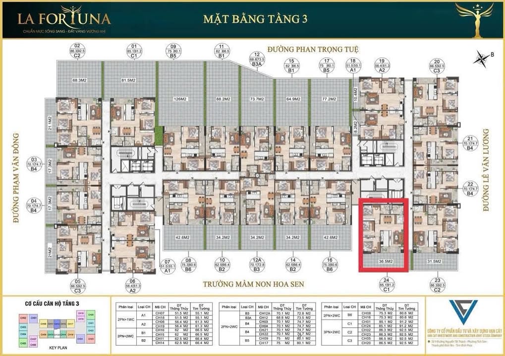 Căn hộ Lafortuna Vĩnh Yên 121m² - Sân vườn độc đáo, an ninh 24/7