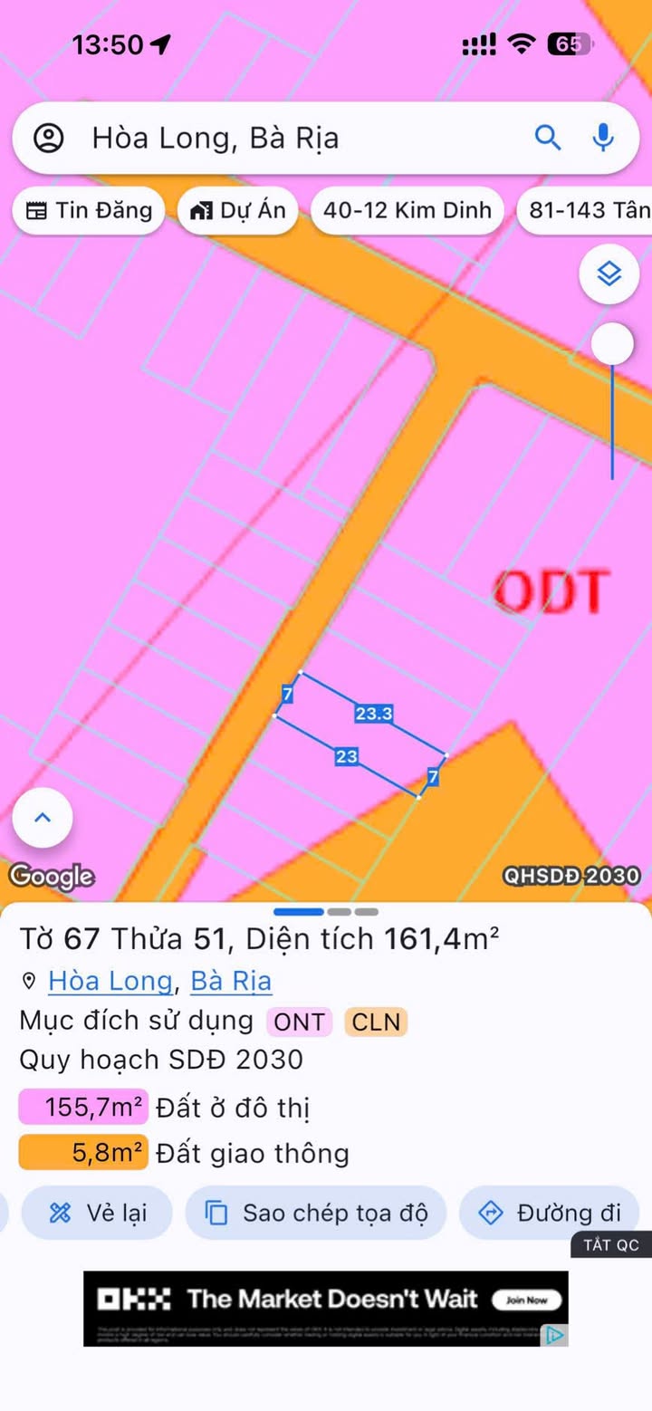 Đất nền Đường số 9, TP Bà Rịa 161m² - Tiềm năng tăng giá vượt trội!