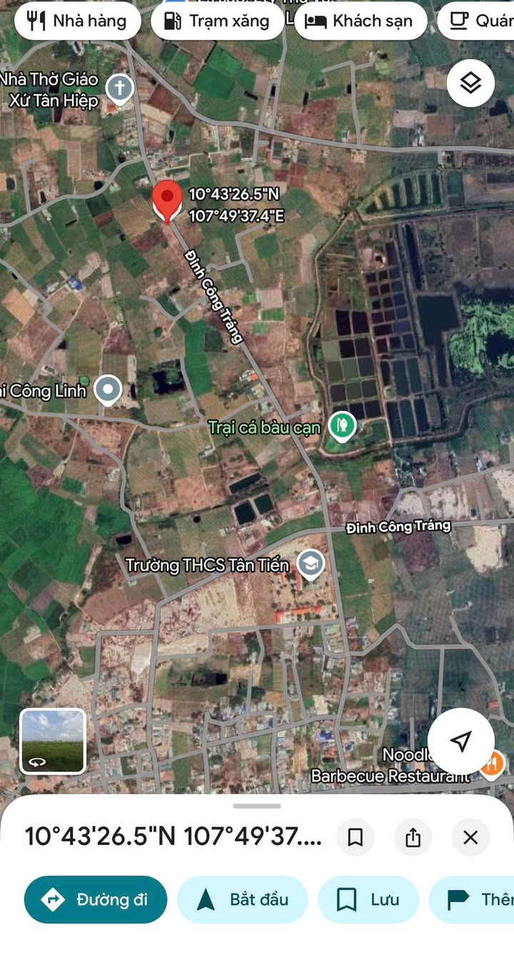 Bán Đất Mặt Tiền Đinh Công Tráng - La Gi 119.5m² - Giá 700 Triệu