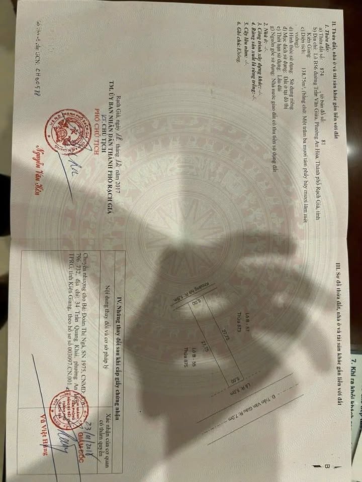 Bán Nền Mặt Tiền Trần Văn Giàu, Rạch Giá - 139m² Đất Đẹp, Hướng Đông Bắc