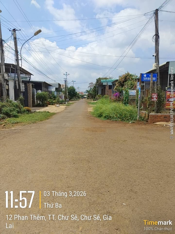 Đất nền Chư Sê 206m² giá 1.65 tỷ - Sổ đỏ chính chủ